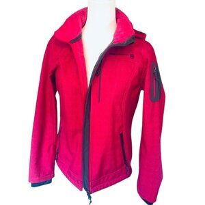Free Country Hooded Softshell PINK Jacket – Women's Size S (Small)